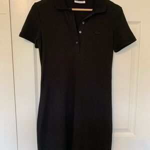 Lacoste Women's Classic Black Dress